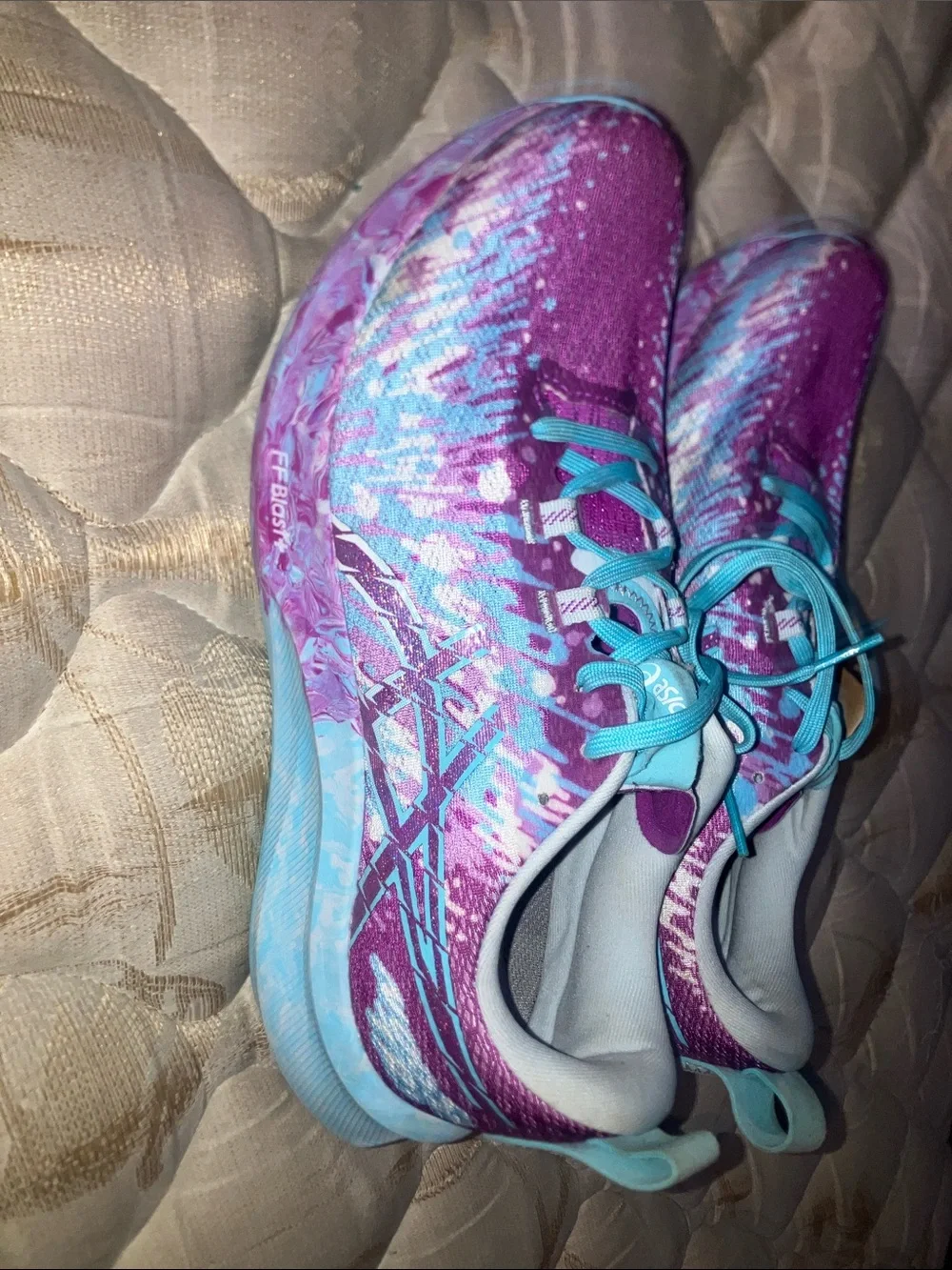 ASICS Noosa Tri 16 Purple & Teal Women's Athletic Running Shoes